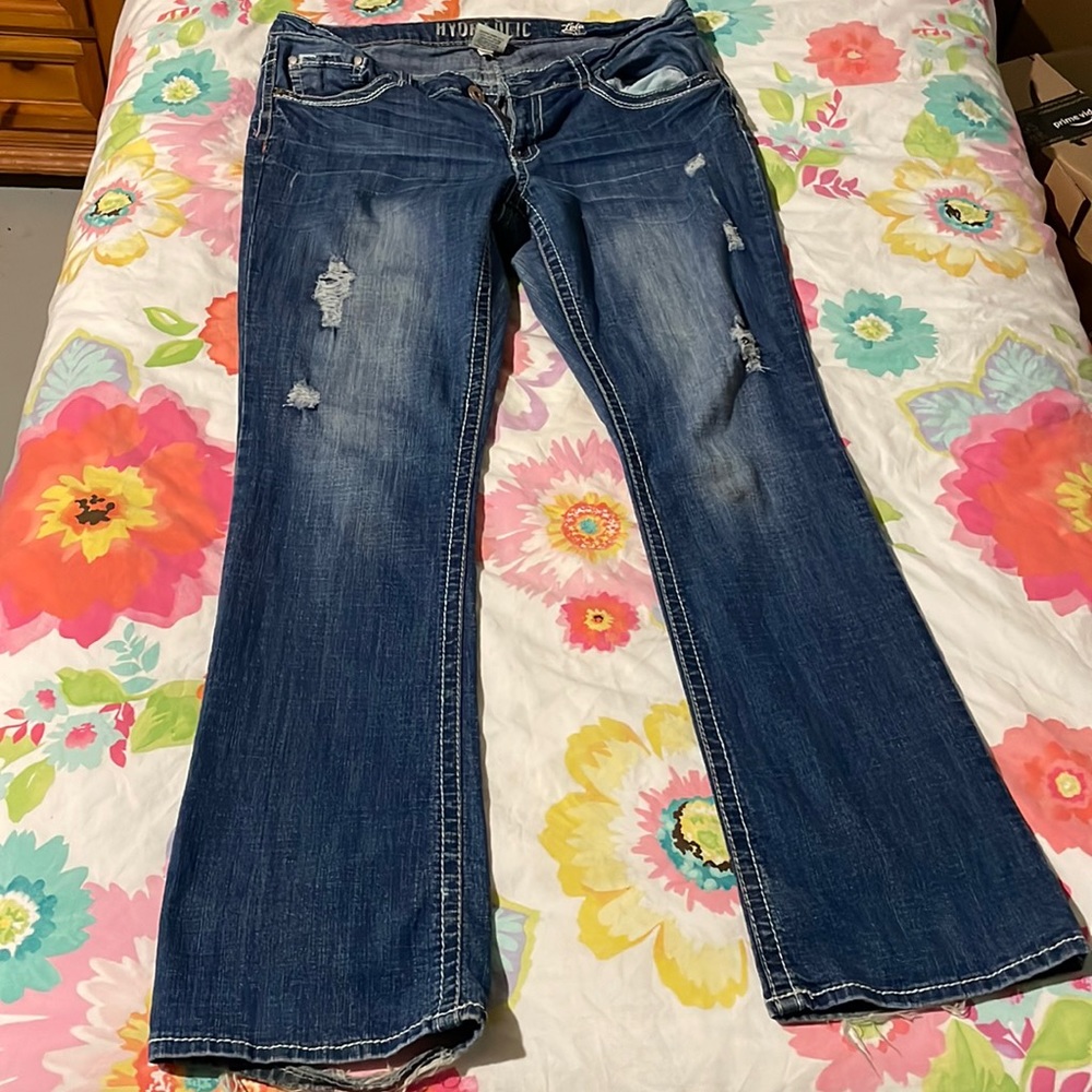 Women’s hydraulic 17/18 jeans I did stretch times